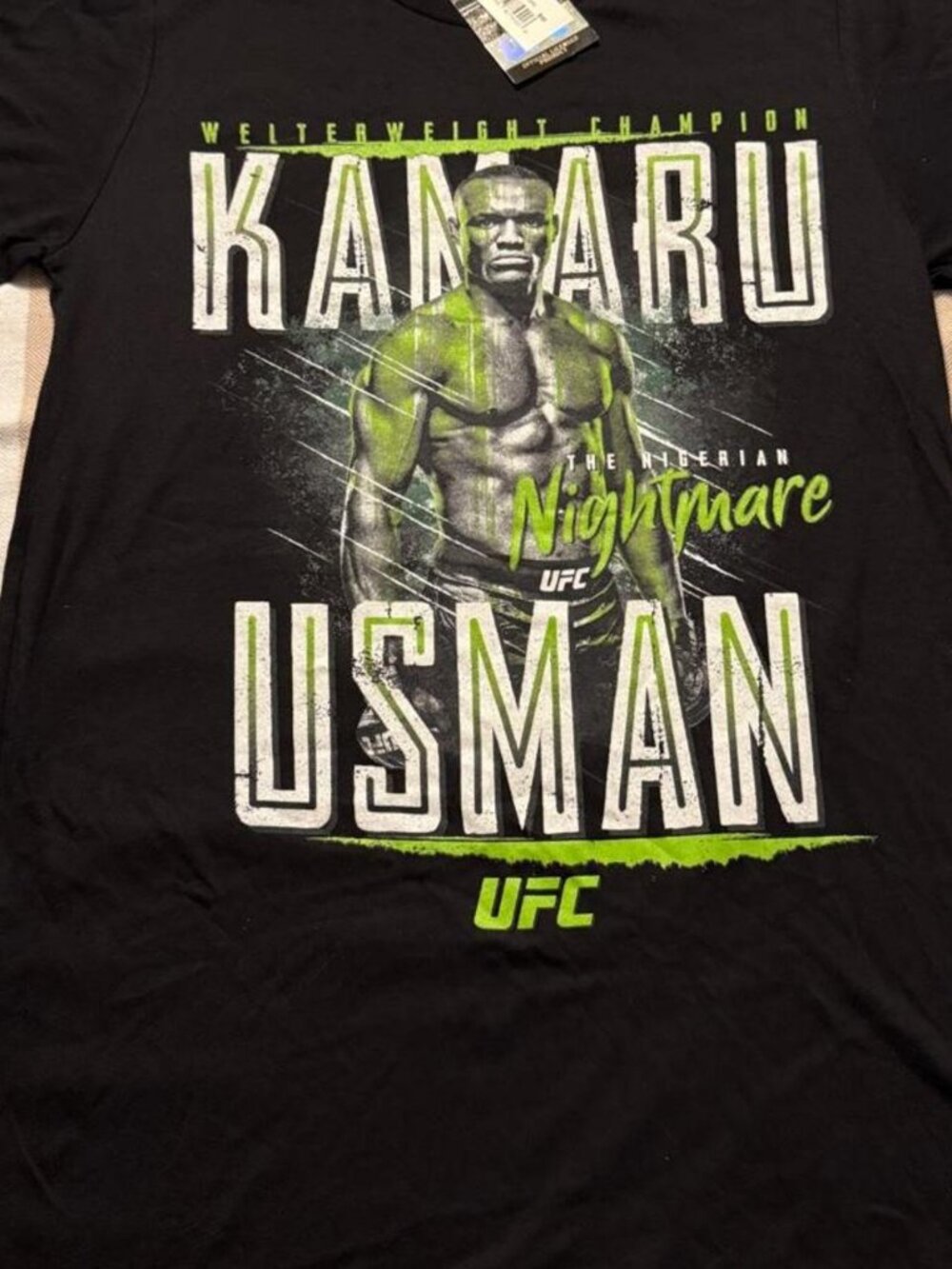 Champion UFC Kamaru Usman Graphic Tee | Men's Size S | NWT